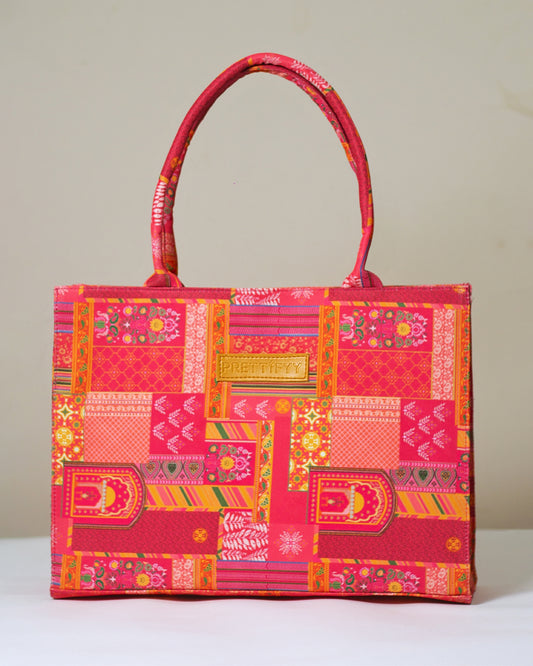 ROSY FLORA - PREMIUM QUALITY CANVAS BAG
